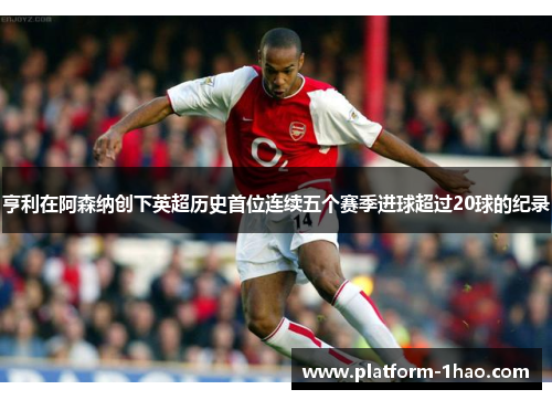 亨利在阿森纳创下英超历史首位连续五个赛季进球超过20球的纪录 亨利在阿森纳创下英超历史首位连续五个赛季进球超过20球的纪录