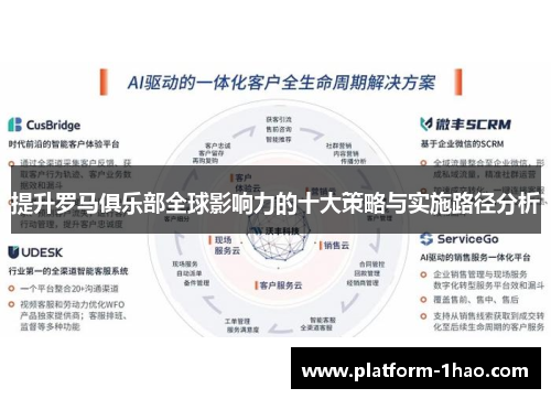 提升罗马俱乐部全球影响力的十大策略与实施路径分析 提升罗马俱乐部全球影响力的十大策略与实施路径分析