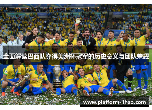 全面解读巴西队夺得美洲杯冠军的历史意义与团队荣耀