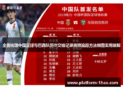 全面梳理中国足球与巴西队历次交锋记录高效追踪方法指南实用版解