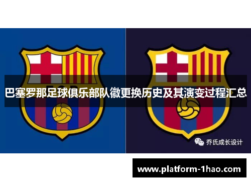 巴塞罗那足球俱乐部队徽更换历史及其演变过程汇总 巴塞罗那足球俱乐部队徽更换历史及其演变过程汇总